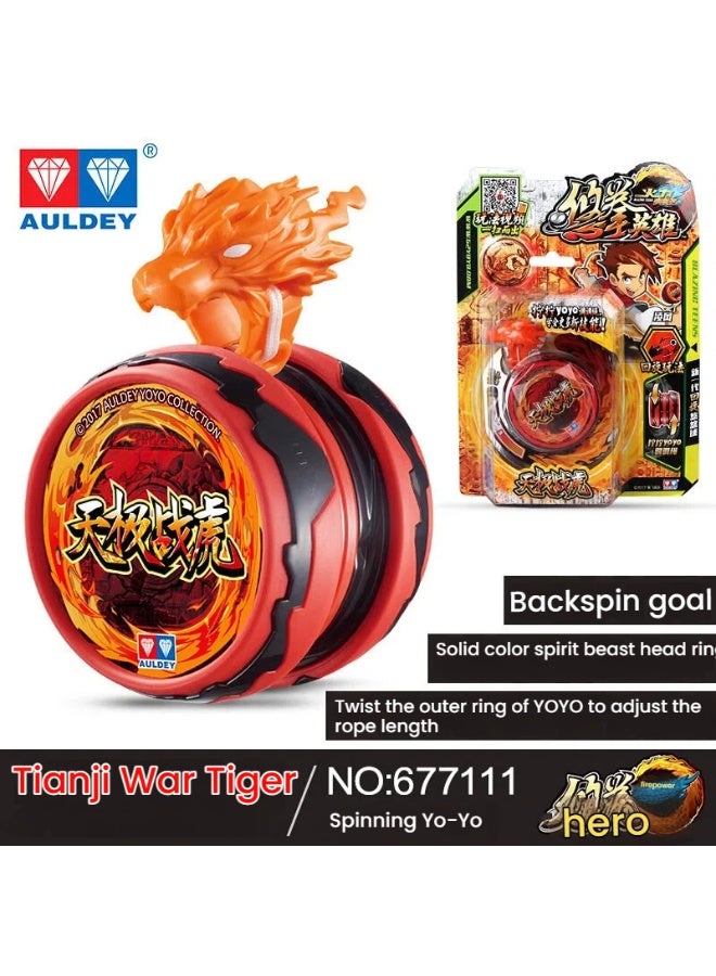 NIBEMINENT Oddy Double Diamond Genuine Firepower Less King 6 Youquan Hero Tianji War Tiger Children's Swing Yoyo Sneak Ball Toy - Image 3