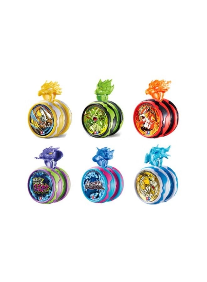 NIBEMINENT Oddy Double Diamond Genuine Firepower Less King 6 Youquan Hero Tianji War Tiger Children's Swing Yoyo Sneak Ball Toy - Image 2