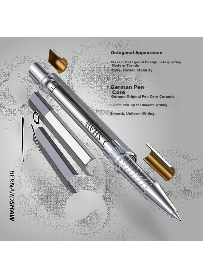 Bernard Shaw Birthday Gift For Adults Ballpoint Pen, High-end Luxury, Twilight Gray, Single Pen In Gift Box, Premium Business Office Signing Pe - Image 3
