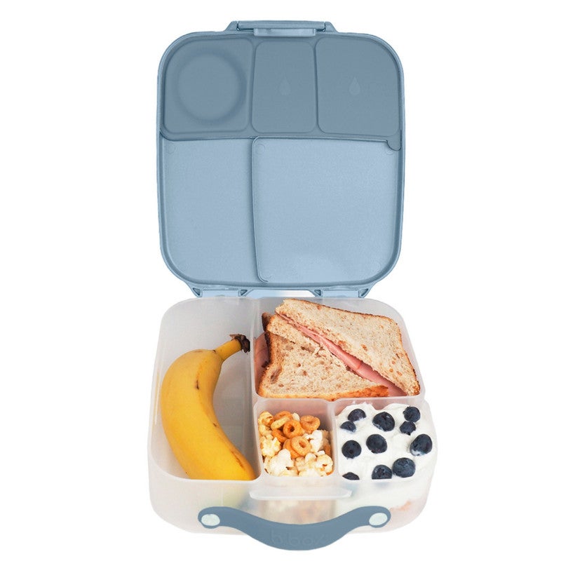 b.box Mini Lunchbox | Bento Box with 3 Compartments (2 Leakproof) | Ideal for Toddlers, Kids Lunch & Snacks | Fits Whole Piece of Fruit | BPA Free - Image 1