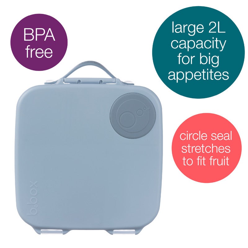 b.box Mini Lunchbox | Bento Box with 3 Compartments (2 Leakproof) | Ideal for Toddlers, Kids Lunch & Snacks | Fits Whole Piece of Fruit | BPA Free - Image 2