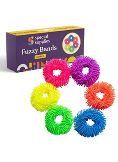 Special Supplies Squishy Fuzzy Band Bracelets for Kids, 6 Pack, Flexible and Stretchy Wearable Sensory Toys, Tactile Silicone Squiggly Touch, Bright and Colorful Wristbands - pzsku/Z2066A4925C698C50C245Z/45/_/1729412026/32bbca1f-fb35-4275-b431-0eefd3c8bdf9