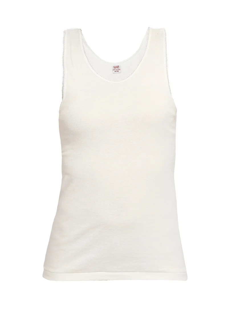 BYC WOMEN'S COTTON VEST - IVORY