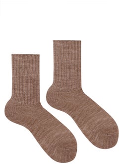 Ozzy Socks Women's Winter Wool Brown Color Sleeping Socks Soft Touch  - Image 2