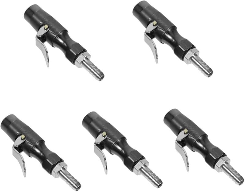 5 حزمة فوهة نفخ الإطارات سريعة التوصيل مع مشبك هواء قفل النفخ - Image 2