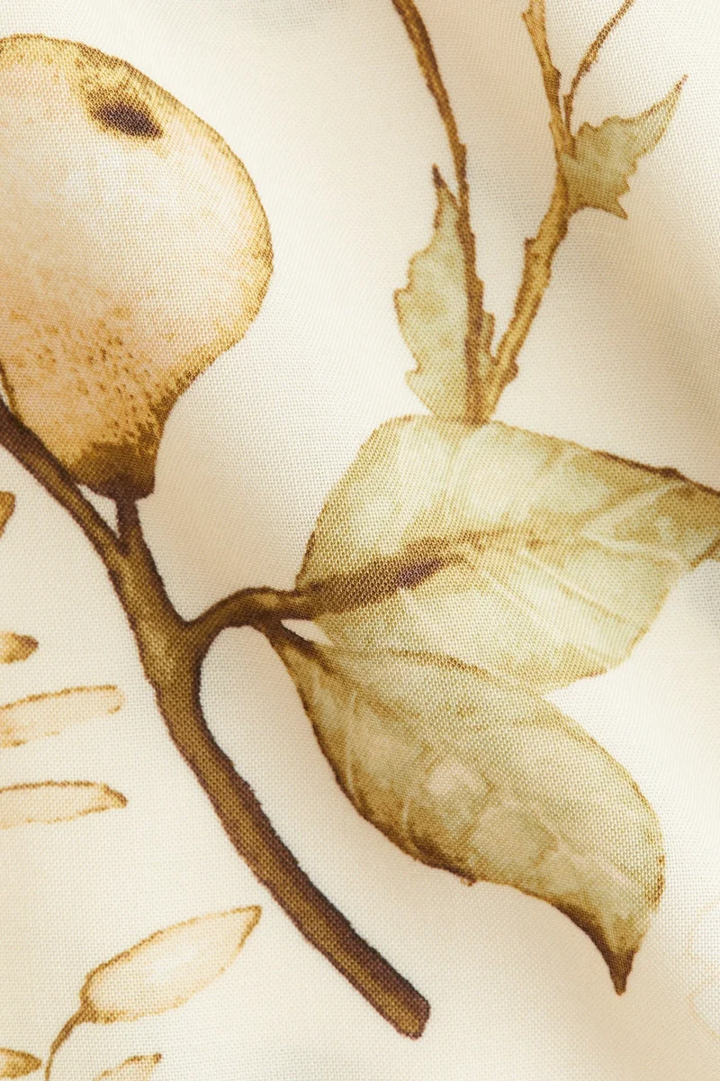 اتش اند ام فستان قميص بحزام ربط