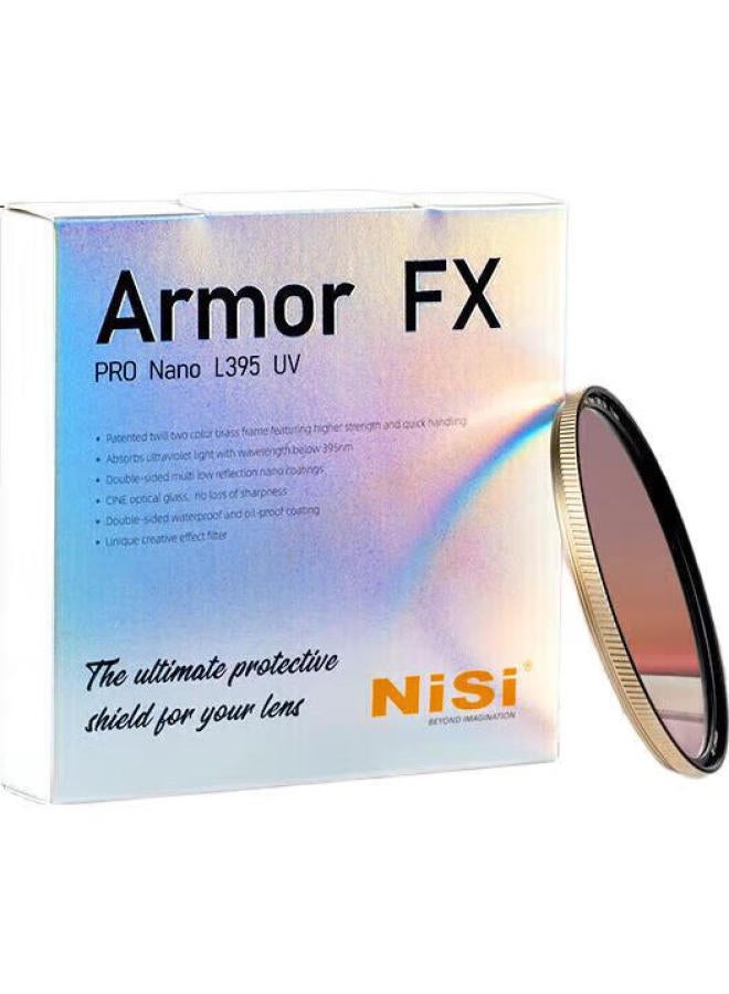 NiSi فلتر نيسي المضاد للانفجار UV 77 مم فلتر حماية مزدوج الجوانب متعدد الطلاء لكاميرات DSLR وكاميرات المرايا، فلتر حماية عدسة متوافق مع سوني وكانون ونيكون وفوجي فيلم - Image 1