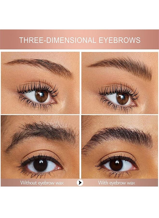 OUHOE - Eyebrow Wax, Brows Soap Eyebrow Styling Wax for Lamination Effect, Clear Eye Brow Gel Waterproof & Long Lasting, Brow Soap for Eyebrows Freeze Without Residue (Transparent) - Image 1
