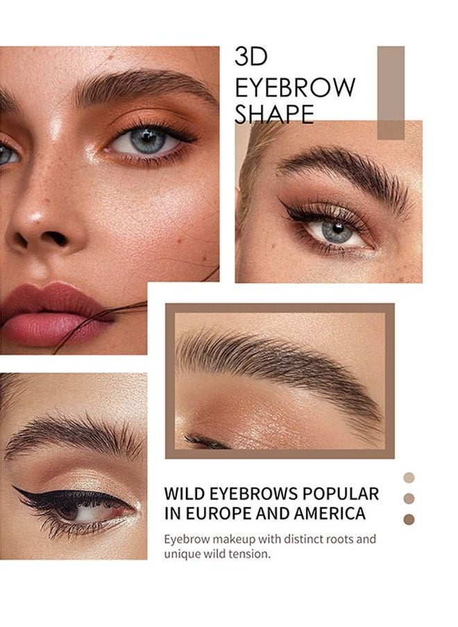 OUHOE - Eyebrow Wax, Brows Soap Eyebrow Styling Wax for Lamination Effect, Clear Eye Brow Gel Waterproof & Long Lasting, Brow Soap for Eyebrows Freeze Without Residue (Transparent) - Image 1