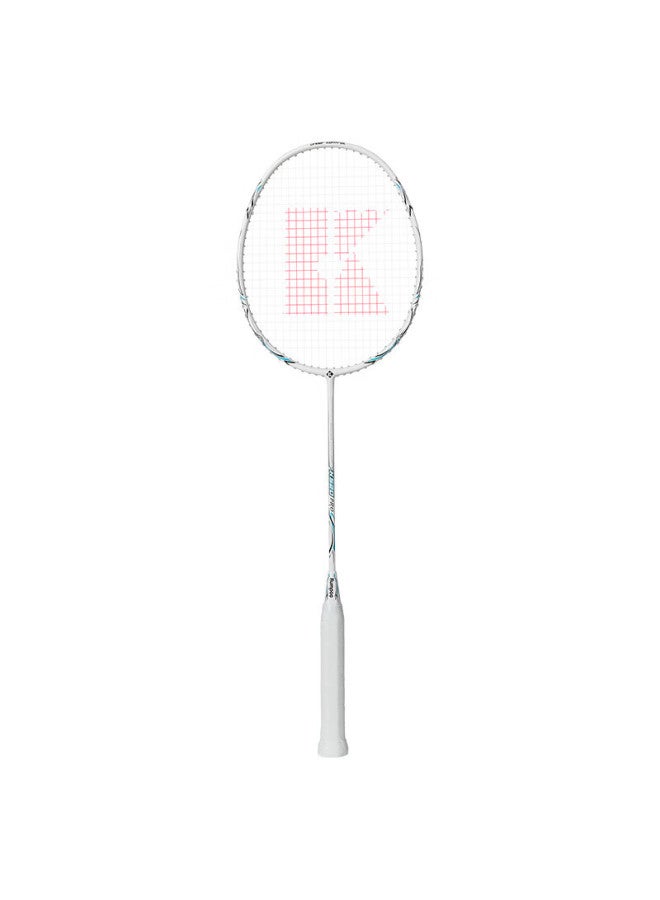 Kumpoo Badminton Racket K520pro Full Carbon Ultra-light Offensive And Defensive Racket Xunfeng For Beginners Training Compeion Single Racket White - Image 2