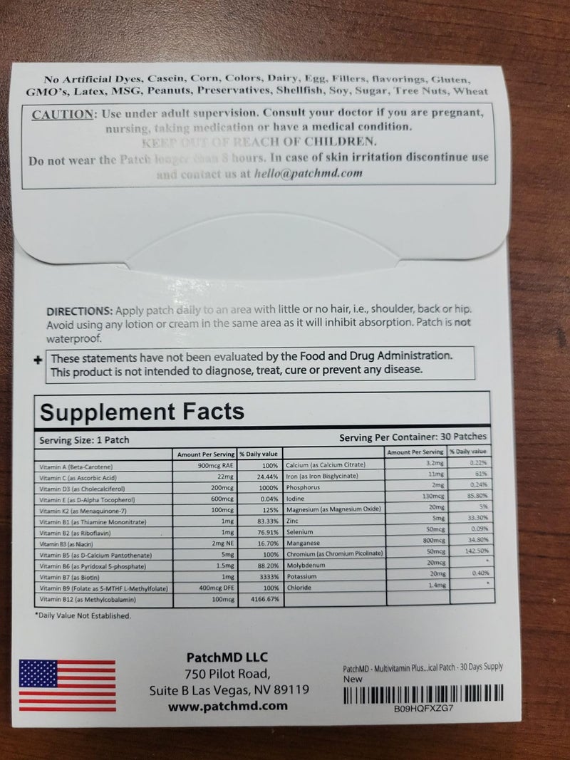 PatchMD - Multi Plus Topical Patches - 30 Days Supply - Pack of 2 - Image 5