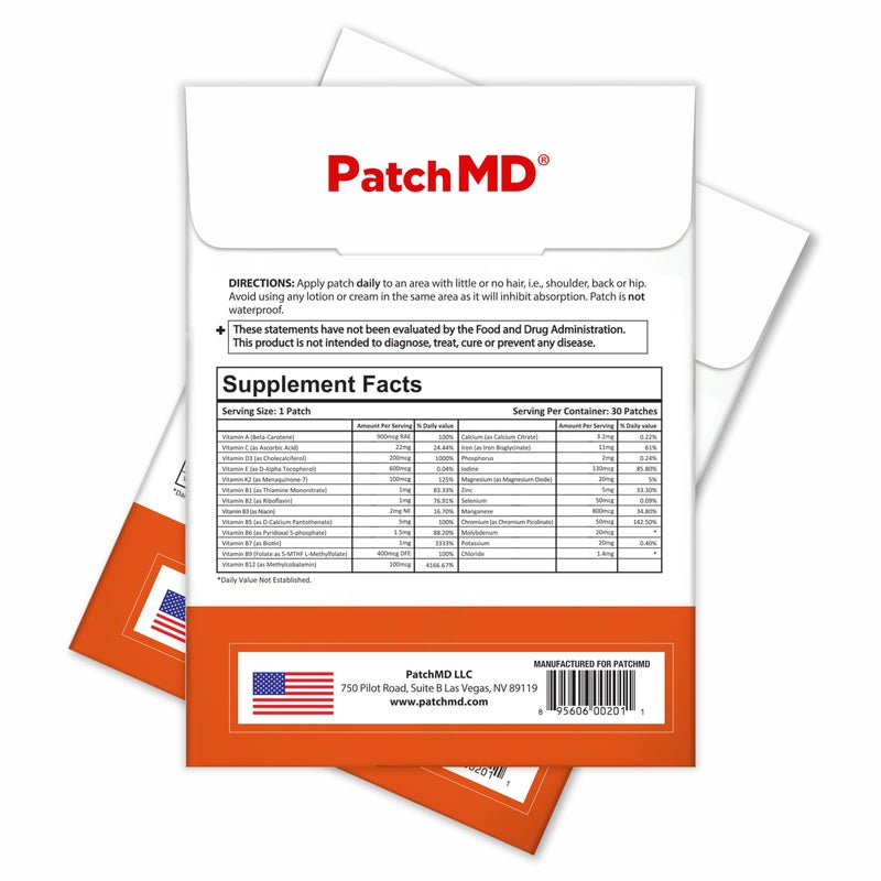 PatchMD - Multi Plus Topical Patches - 30 Days Supply - Pack of 2 - Image 2