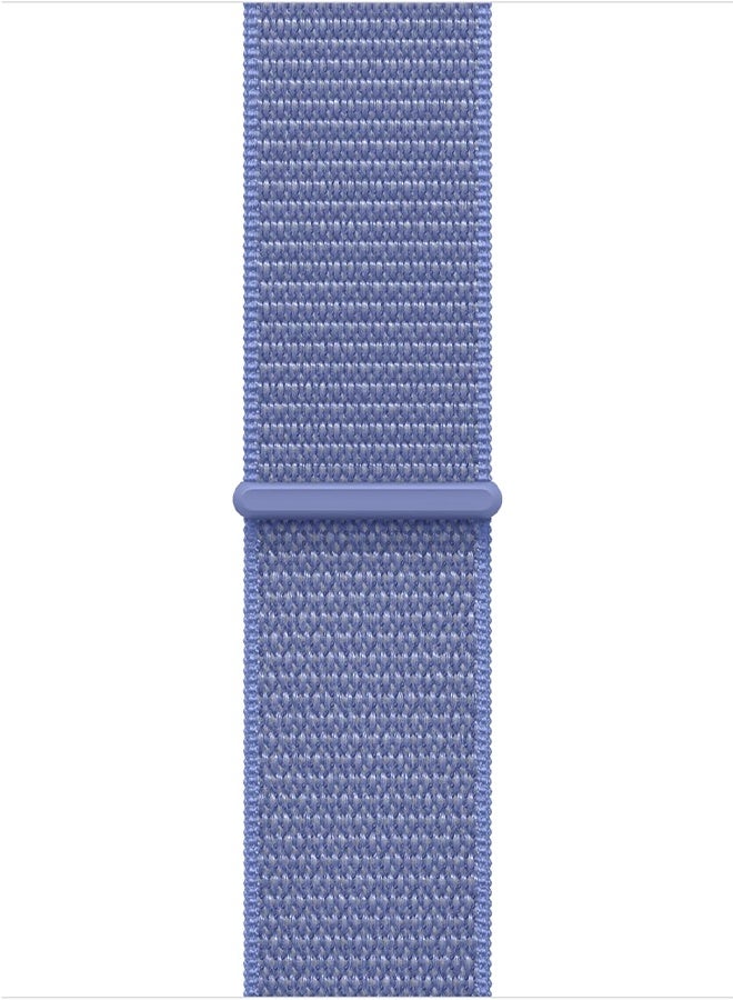 وايكيل سوار رياضي من النايلون قابل للتهوية لساعة Apple Watch مقاس 42 مم/44 مم/45 مم/46 مم/49 مم - حزام خفيف الوزن قابل للتعديل متوافق مع iWatch Ultra 2 وSE وSeries 10/9/8/7، سوار بديل مقاوم للعرق للرجال والنساء (أرجواني فاتح) - Image 4