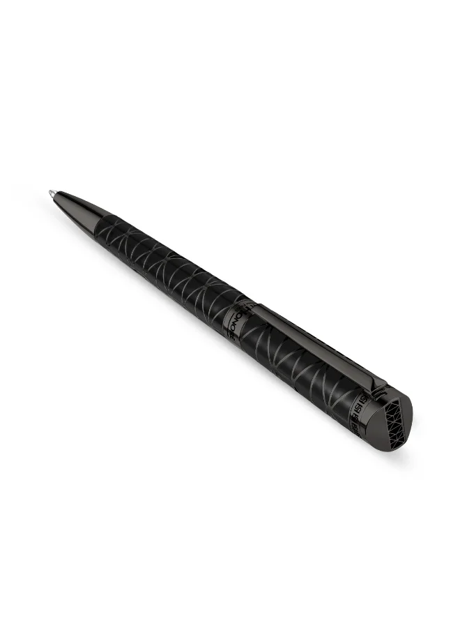 سانت هونور Champ De Mars Lacquer Black &amp; Gray Pen for Men's