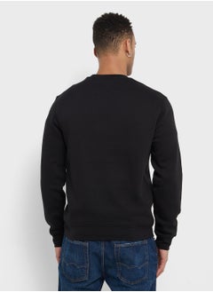 GUESS Crew Neck Logo Detailed Sweatshirt  - Image 2