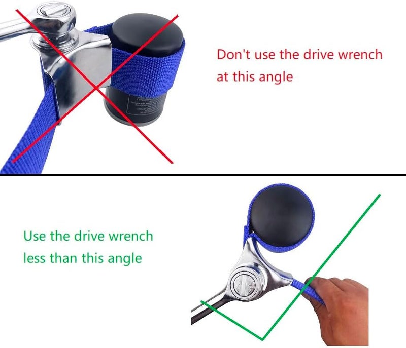 Shonee Adjustable Strap Wrench for Oil Filters - Image 3