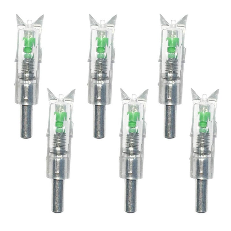 Reikawa 6PCS Lighted Nocks for Crossbow with 300762mm Inside DiameterHalf Moon Style Lighted Archery nocks - Image 2