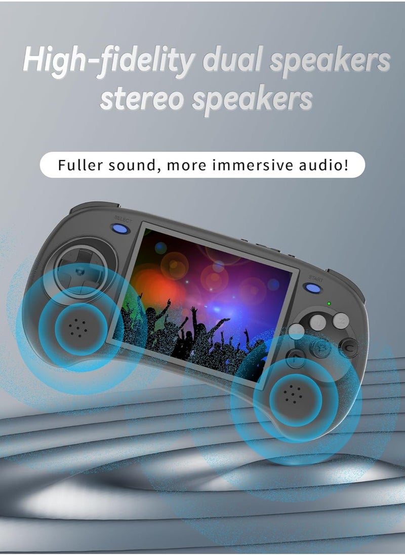 ANBERNIC  - ANBERNIC RG ARC D Retro Handheld Game Console, Dual OS Android 11 and Linux System with 128G SD Card 4541 Games Support 5G WiFi 4.2 Bluetooth Moonlight Streaming and HDMI Output (Black) - Image 1