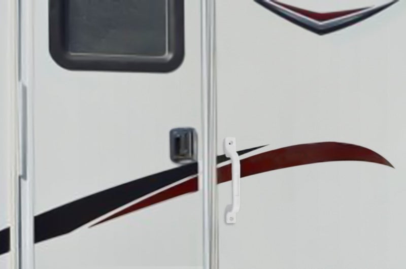 Camp'N RV Grab Handle - White Sturdy 2-Pack Plastic Handles with Mounting Hardware, Ideal RV Handrail for Campers, Adults, and Elderly Safety - Image 5