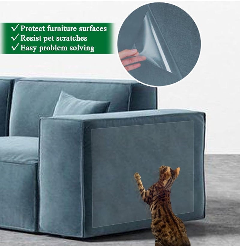 WALLGUD Protection Transparent Sheets - Backsplash for Kitchen Anti Oil-Stain Resistance, Heat Proof Contact Paper | Glossy Clear Finish Self Adhesive Surface Protector || (12'in X 400'in) - Image 4