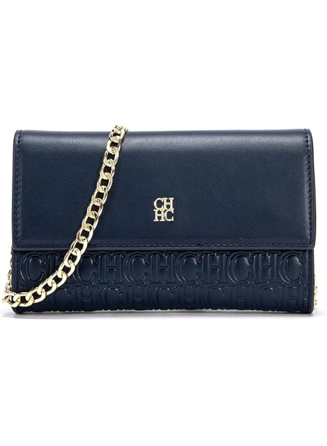CH CH CHCH Small Crossbody Bag for Women,Cell Phone Purse Women's Shoulder Handbags Wallet Purse with Credit Card Slots (BLUE) - Image 1
