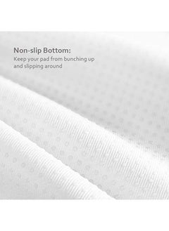 Biloban Biloban Waterproof Crib Mattress Protector 27" x 38", Non-Slip & Sturdy Waterproof Pad Mat for Baby Pack n Play/Crib/Mini Crib, Grey  - Image 4