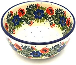 Polish Pottery Gallery Polish Pottery Bowl  Ice CreamDessert  Garden Party - Image 1