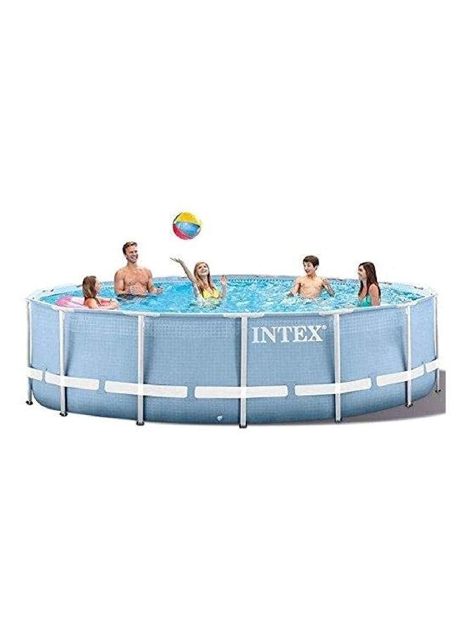انتكس 28242/28736/26736 بريسم حمام سباحة بإطار بريزم معدني سهل التركيب أزرق 16805 لتر  - Image 3