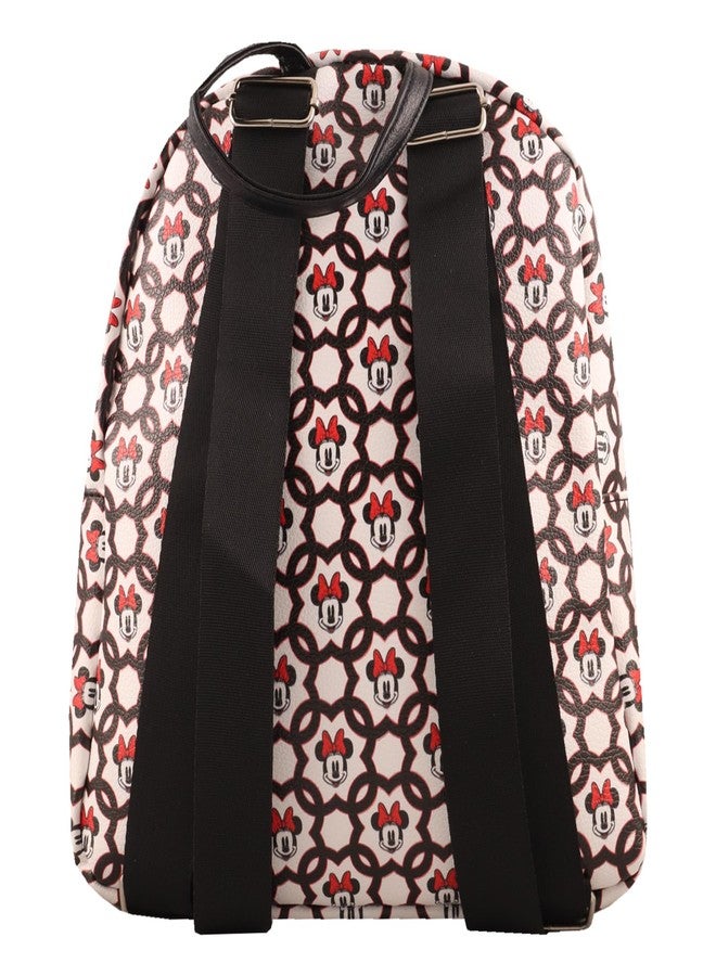 Minnie Mouse Mini Backpack For Women - Bundle with 10â€ Disney Leather Backpack Set and Decals | Minnie Travel Bag - Image 3