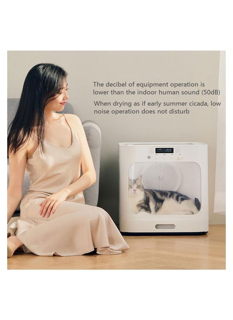 Cool Baby Intelligent Pet Drying Box,Household Pet Dryer,Automatic,Temperature Control,Full-Bottom Air Supply,Quiet,White  - Image 2