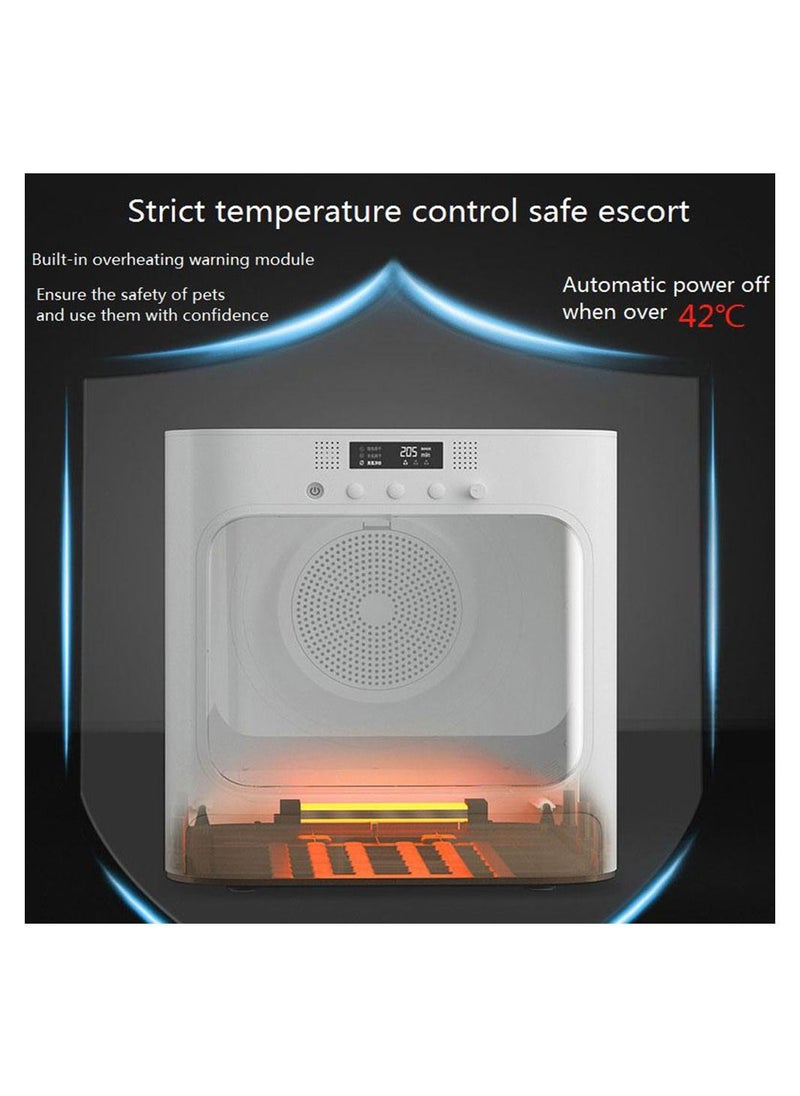 Cool Baby Intelligent Pet Drying Box,Household Pet Dryer,Automatic,Temperature Control,Full-Bottom Air Supply,Quiet,White  - Image 4