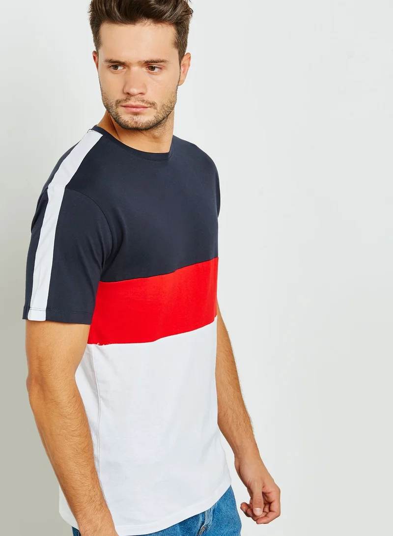 Only & Sons Bailey Colourblock T-Shirt