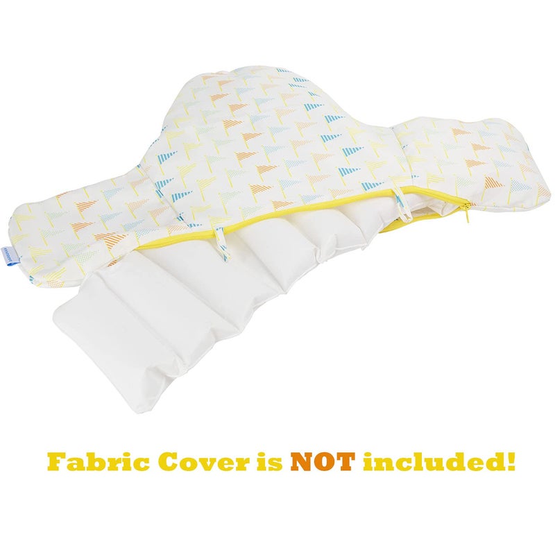 Dadouman Inflatable Cushion Insert for IKEA Antilop High Chair, Cushion Insert Only, White, 28" L x 14"(Inflated) - Image 5