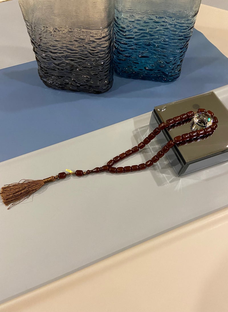 توب كواليتي سبحة رجالية من الفاتوران الألماني عدد الخرز 33 - Image 5