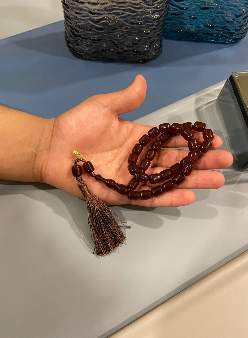 توب كواليتي سبحة رجالية من الفاتوران الألماني عدد الخرز 33 - Image 3