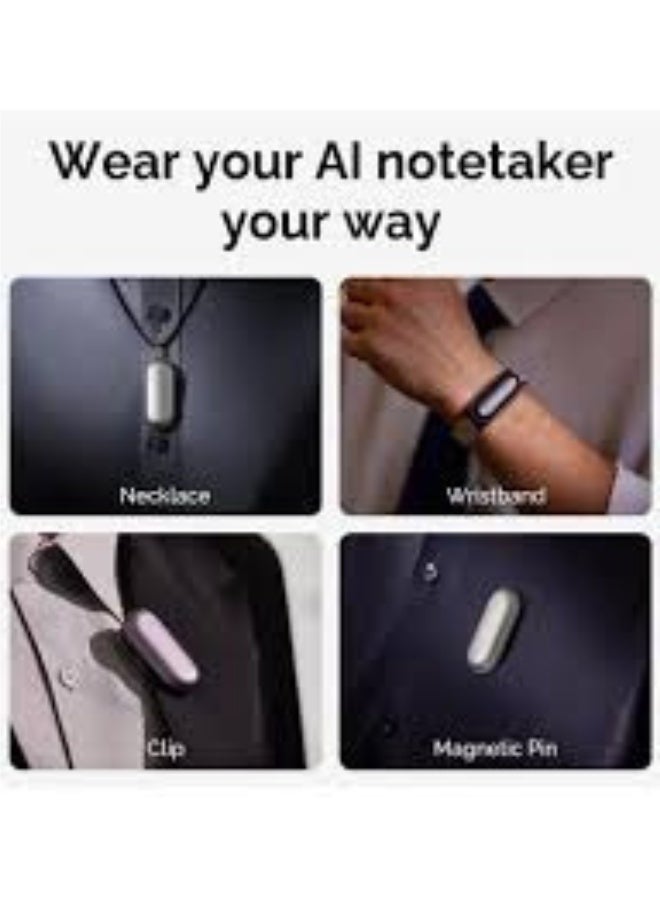 Plaud Note Pin Wearable AI Voice Recorder with App Control  Smart Audio Recorder with Transcription Summarization  Portable Note Taking Device for Meetings, Lectures  Interviews - Image 4