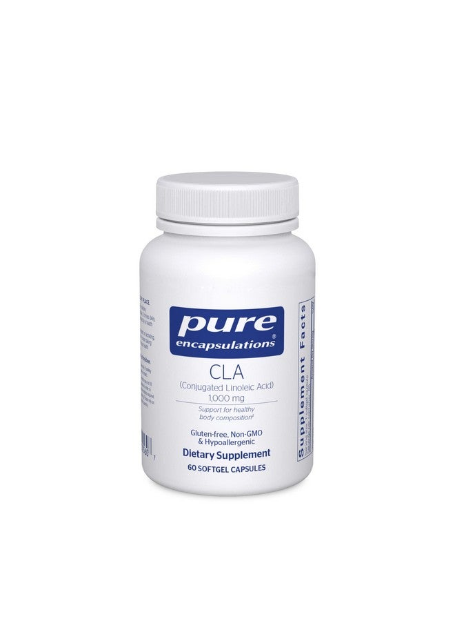 Pure Encapsulations CLA (Conjugated Linoleic Acid) 1,000 mg | Promotes Healthy Body Composition with Exercise* | 60 Softgel Capsules - Image 1