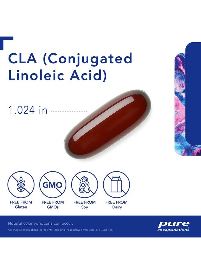 Pure Encapsulations CLA (Conjugated Linoleic Acid) 1,000 mg | Promotes Healthy Body Composition with Exercise* | 60 Softgel Capsules - Image 3