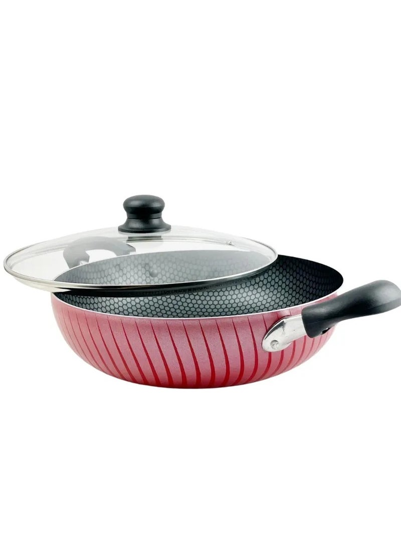 Baroly Deep frying pan with lid non-stick available in several sizes - Image 3