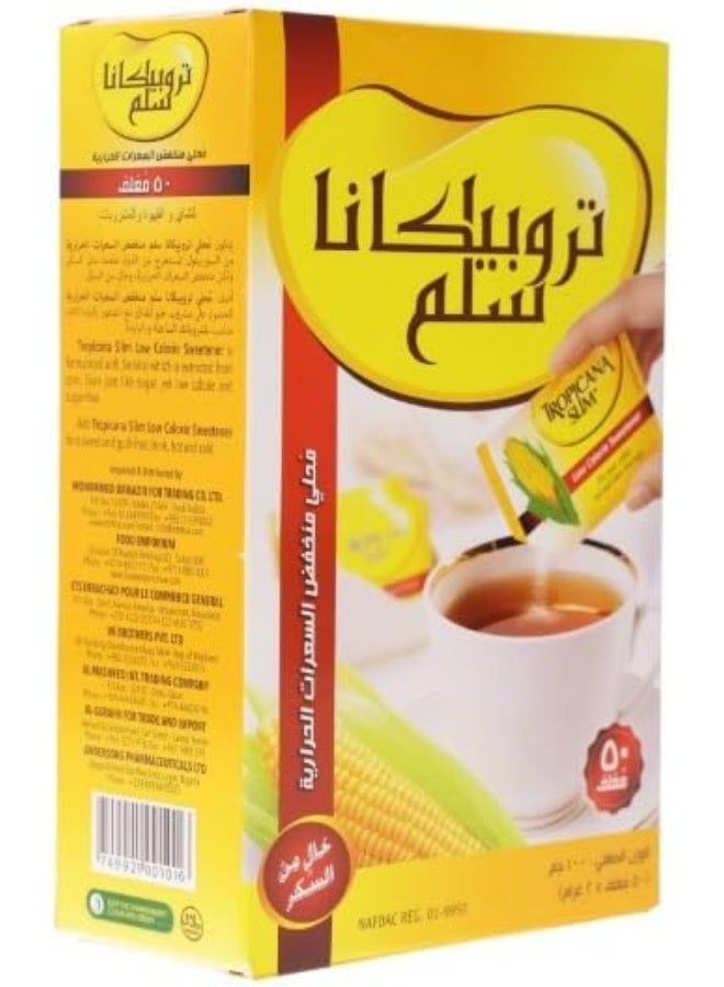 Tropicana Slim Low Calorie Sweetener – 50 Sachets – Healthy Sugar-Free Substitute - Image 4