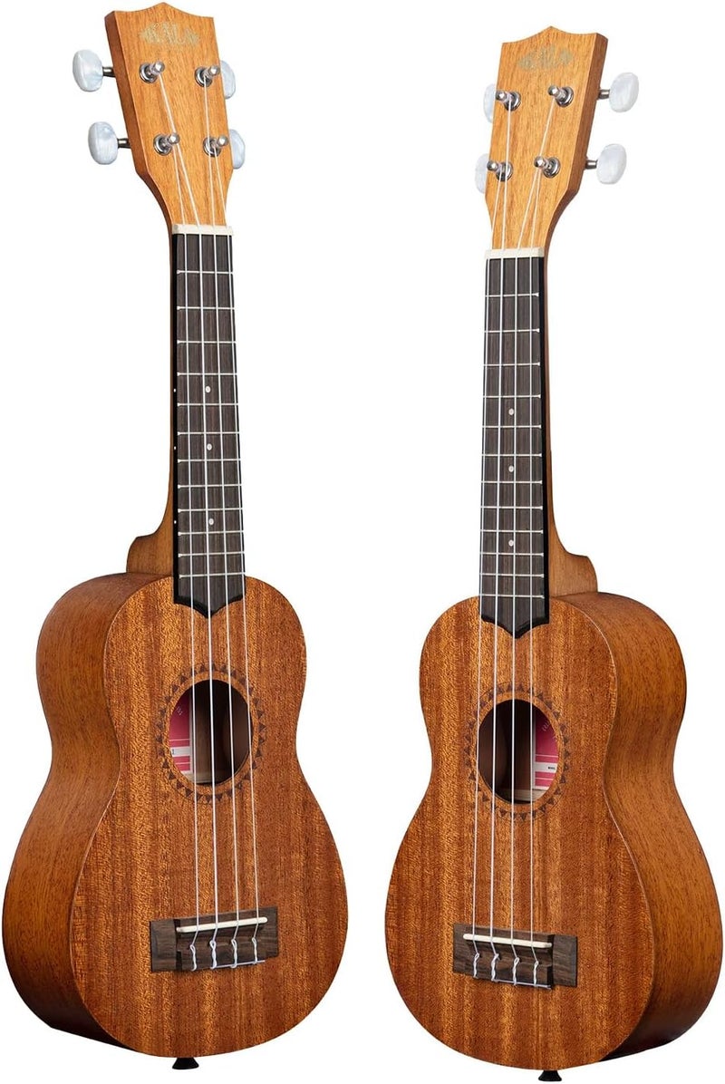 Kala طقم كمان سوبرا نو KA-15S من خشب الماهوجني مع حقيبة، مو tuner، حزام، أوتار، قرص DVD تعليمي من أوستن بازار، وقماش للتلميع - Image 4