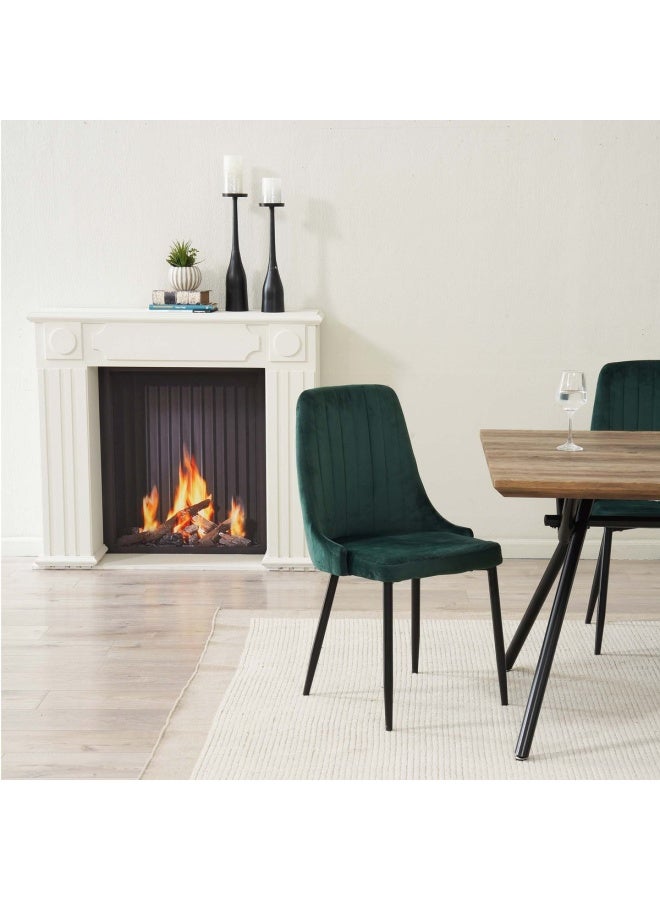 Pan Home Braydon 1+8 Dining Set - Brown & Green - Image 3