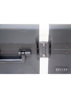 MAYLAN Makeup Train Stand Case With Pro Studio Artist Trolley And Lights large size, Black with White Medium  - Image 5