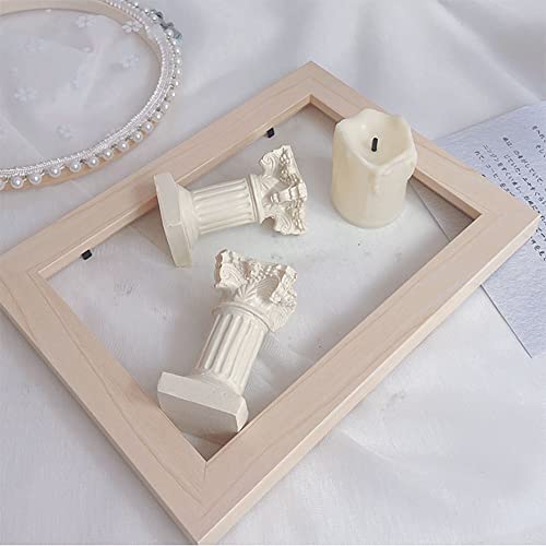 nanaxagly Antique Roman Column Candle Holder Greek Column Statue Roman Pillar Candlestick Greek Style Candelabra Dinner Wedding Candle Holder Decoration - Image 5