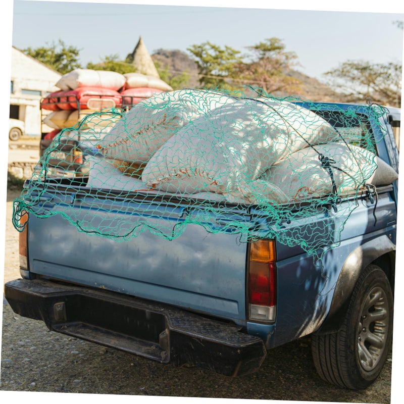 Heavy Duty Cargo Net With Elastic Bungee Cords And Hooks For Truck Bed Secure Large Loads - Image 4