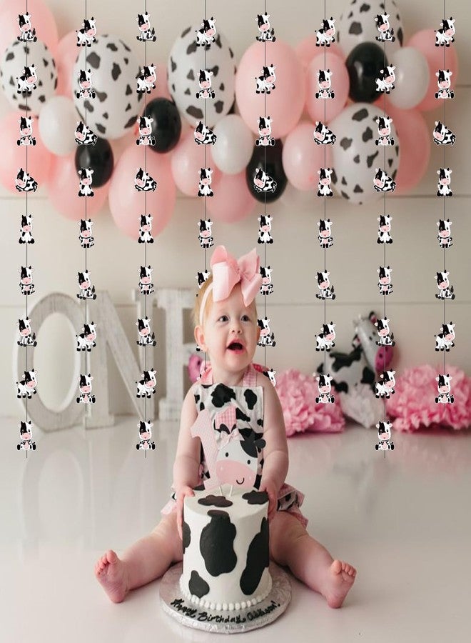 Fangleland 8 Pieces Cow Garlands Banners - Cow Print Streamers Decorations, Farm Animal Party Decor, Western Cowboy Hanging Streamers Photography Supplies for Birthday Baby Shower Party - Image 4