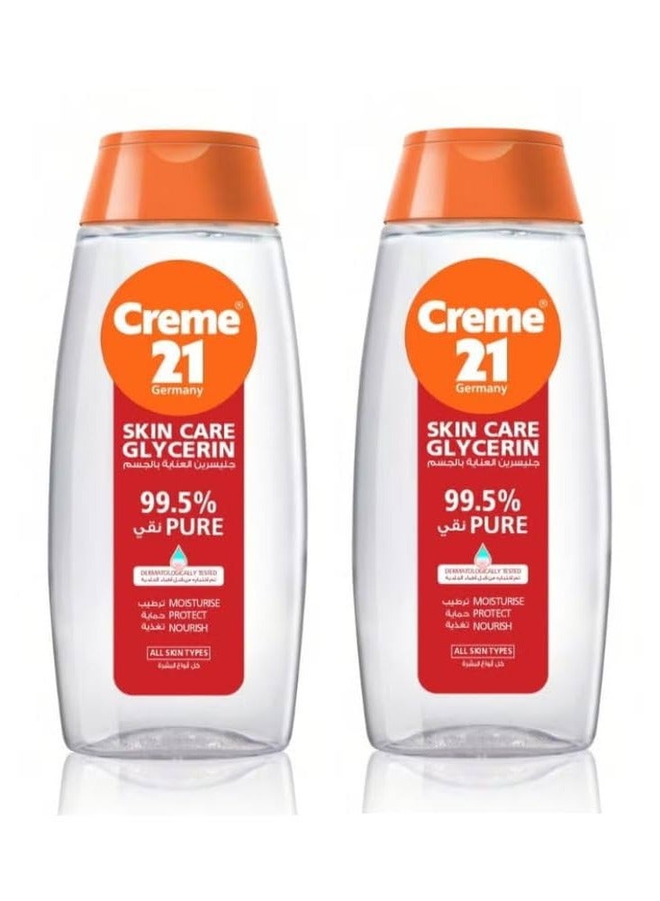 Creme 21 2 pieces Cream 21 German Glycerin Oil - 2*200 ml