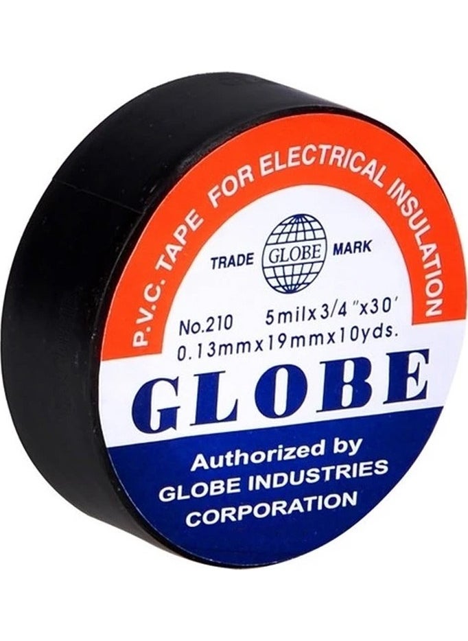 Globe Insulation Tape Black 10LUK 0.13MMX19MM  - Image 1