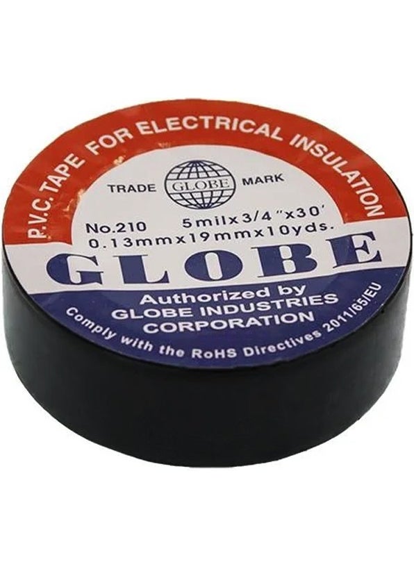 Globe Insulation Tape Black 10LUK 0.13MMX19MM  - Image 2