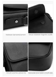 9506-2 Leather Modern Shoulder Work Travel Everyday Use Organized Stylish Crossbody bag - Black - pzsku/Z2068507C453100369C9CZ/45/_/1740938395/2ebee576-a3bc-4e7c-a24f-9b98af4b9aea